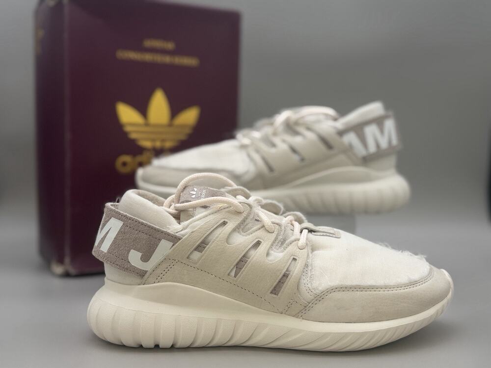 Slam Jam x adidas Tubular Nova Cream White BB5749 Men Size US 8 NEW WITH BOX
